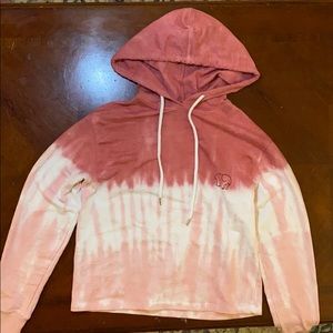 Ivory Ella Cropped Hoodie